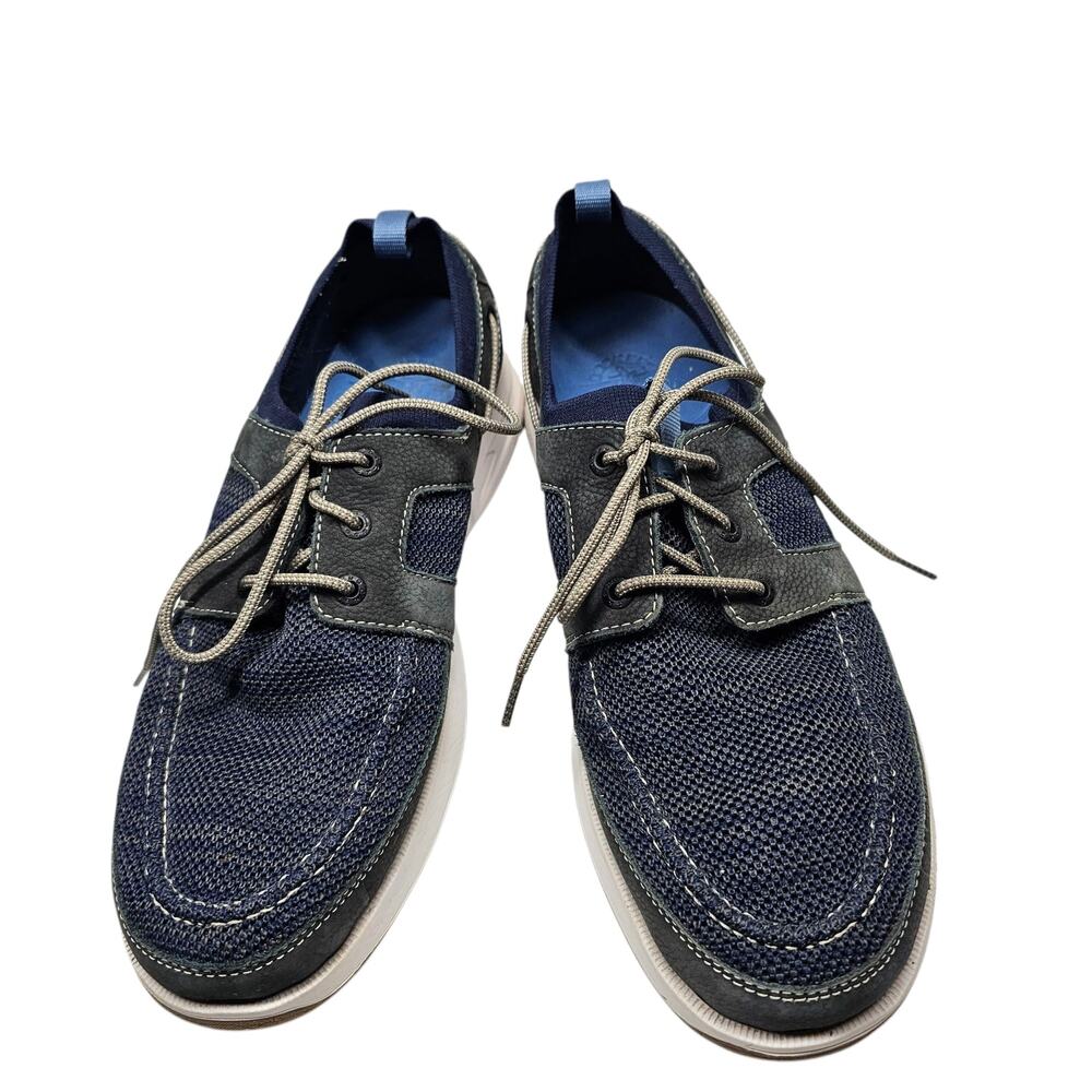 Dockers Men's Vaughan Boat Shoes Blue and Gray Size 10.5 M.